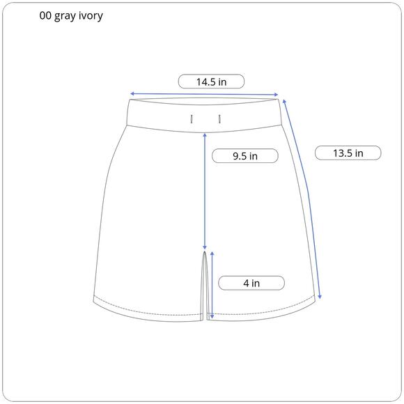 Gap Shorts Womens 00 Gray Off White Tailored Stretch Mid Rise 4" Inseam Cotton - Picture 6 of 6